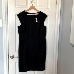 NWT- LOFT - black dress - size 14